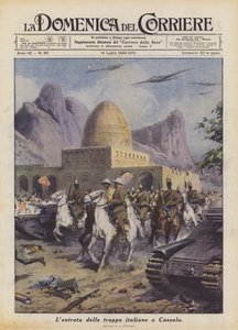 Italian joukkojen tulo Cassalaan